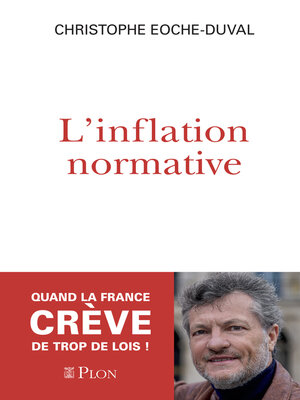 cover image of L'inflation normative